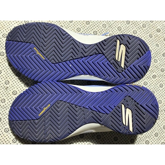 Skechers Arch Fit Pickleball Shoes Womens 9 Blue Athletic Comfort Sneakers - Picture 7 of 8